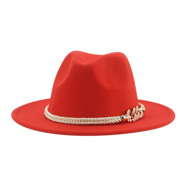church designer suede hats western cowboy panama hats custom color wholesale top felt caps fedora hats - Image 4