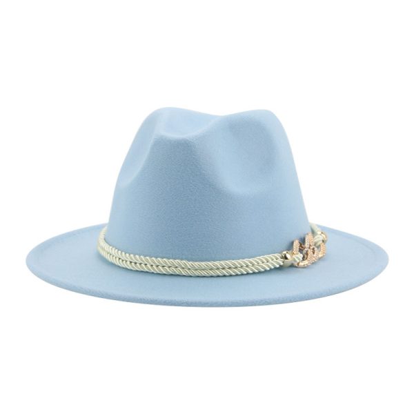 church designer suede hats western cowboy panama hats custom color wholesale top felt caps fedora hats - Image 6