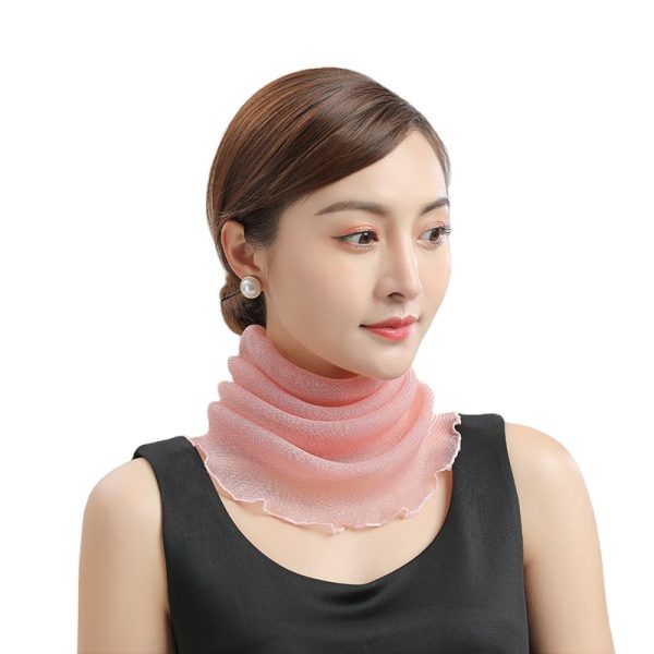 Summer wholesale Printed Silk sun protection mask women fashion anti-ultraviolet multi-purpose neck scarf snood scarf