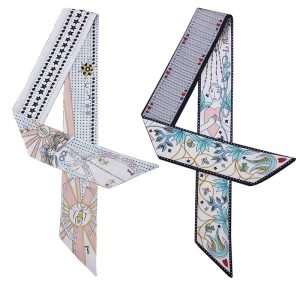 wholesale women luxury silk scarf bag tarot silk scarves custom silk scarf packaging
