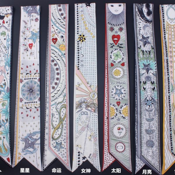 wholesale women luxury silk scarf bag tarot silk scarves custom silk scarf packaging - Image 2