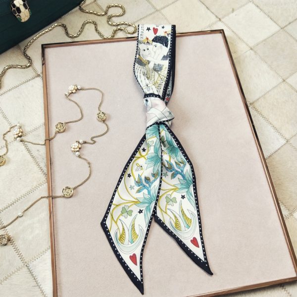 wholesale women luxury silk scarf bag tarot silk scarves custom silk scarf packaging - Image 4