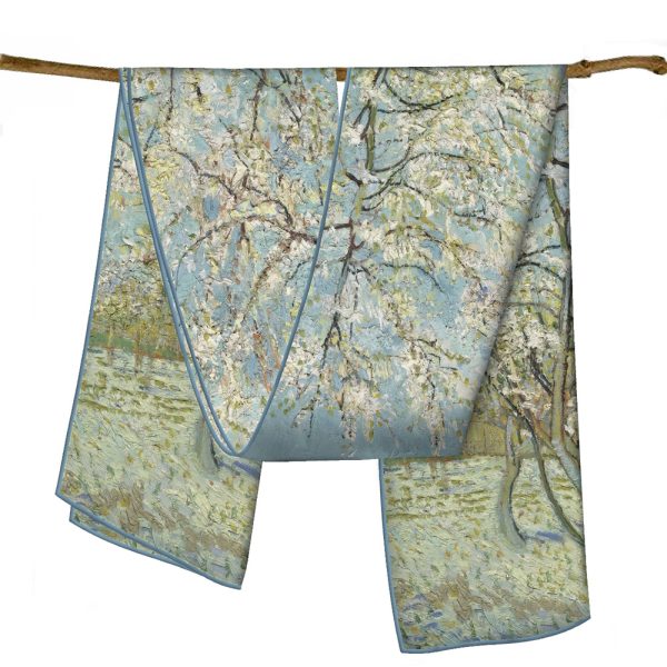 wholesale 150*40 cm silk scarf for women or men custom logo silk scarves silk fabric for scarves - Image 3