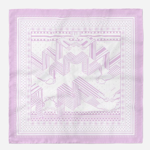 wholesale 53*53 cm custom logo and pattern silk scarf women head silk stain scarves soft popular silk scarf - Image 5