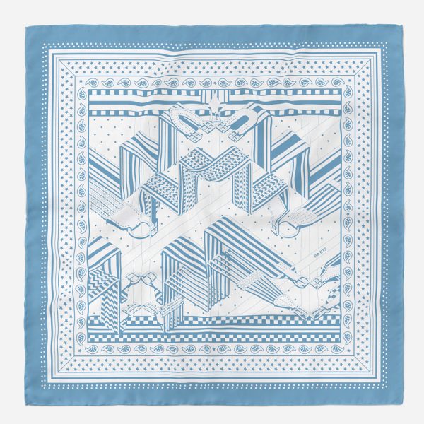 wholesale 53*53 cm custom logo and pattern silk scarf women head silk stain scarves soft popular silk scarf - Image 6