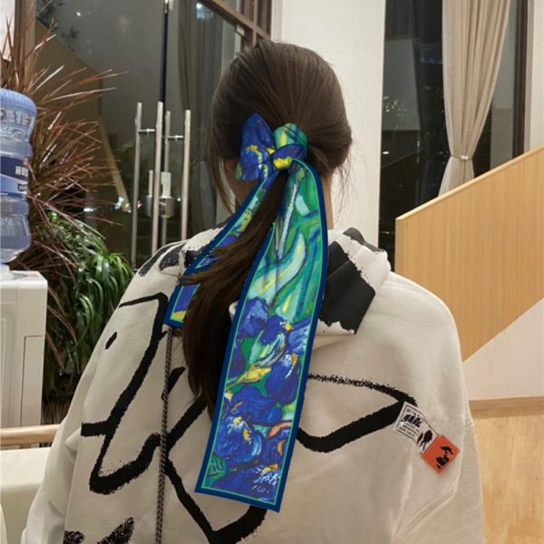 wholesale new women bag scarf silk silk head fabric for scarves custom popular style silk scarves - Image 6