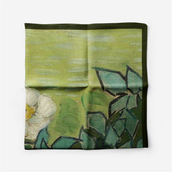 wholesale 53*53 cm silk scarf rose pattern natural silk printed scarves custom soft women silk scarf - Image 5