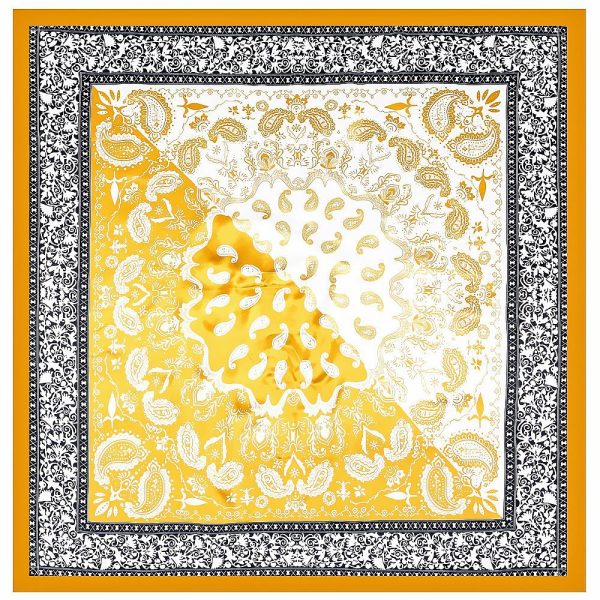 ethnic scarves & shawls wholesale hijab knitted square scarves original quality luxury silk scarf 90*90 cm - Image 5