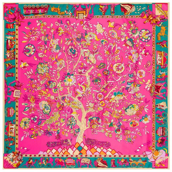wholesale designer belly dance hip scarf other flight scarves shawls custom soft satin wrap scarf 130*130 cm - Image 2
