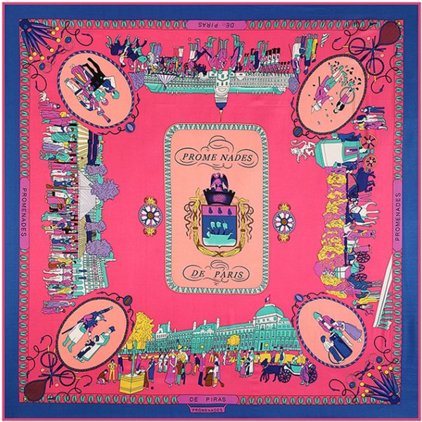 high-quality scarf or shawl winter wholesale designer scarf for women soft satin wrap custom scarf printing - Image 6