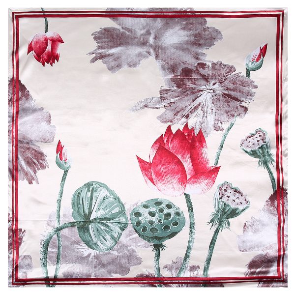 quality head silk other scarves shawls wholesale ladies luxury women satin  scarves custom scarf printing - Image 2