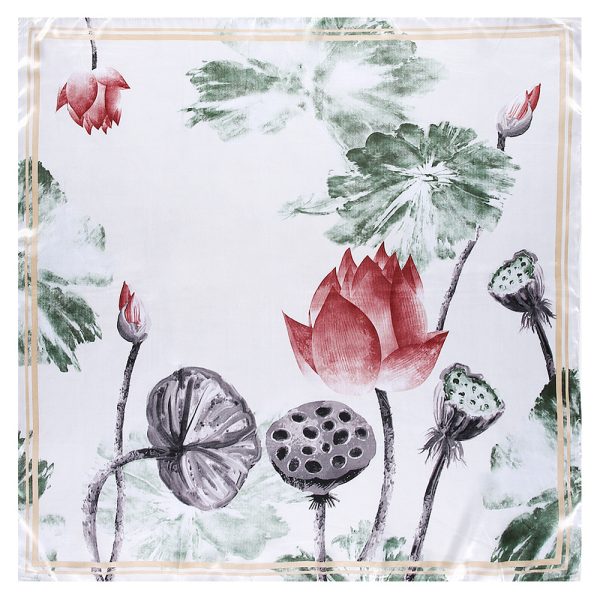 quality head silk other scarves shawls wholesale ladies luxury women satin  scarves custom scarf printing - Image 3
