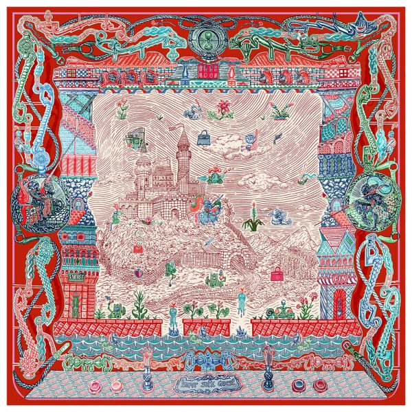 custom silk scarf printing wholesale ethnic scarves & shawls square quality jersey hijab scarf women - Image 2