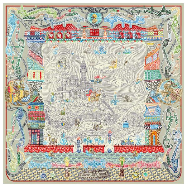 custom silk scarf printing wholesale ethnic scarves & shawls square quality jersey hijab scarf women - Image 4
