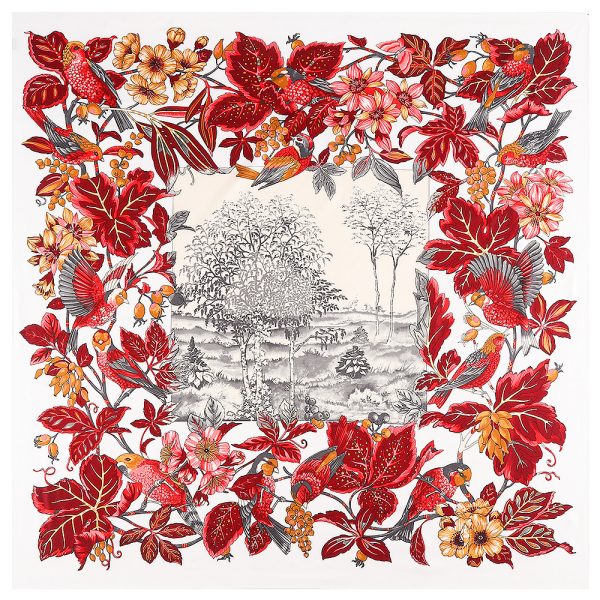 custom printing ethnic silk scarves & shawls chiffon rhinestone scarf jersey hijab square women scarf luxury silk - Image 4