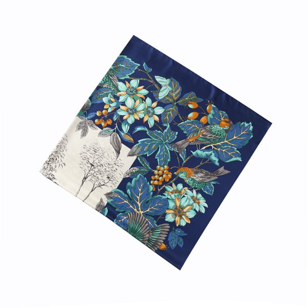 custom printing ethnic silk scarves & shawls chiffon rhinestone scarf jersey hijab square women scarf luxury silk - Image 5