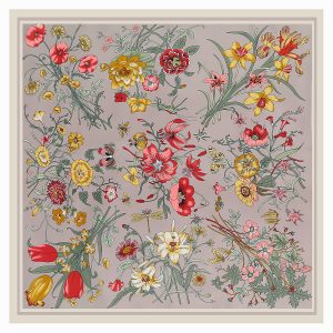 high quality silk scarves luxury brand 130cm square silk scarf for women other scarves & shawls