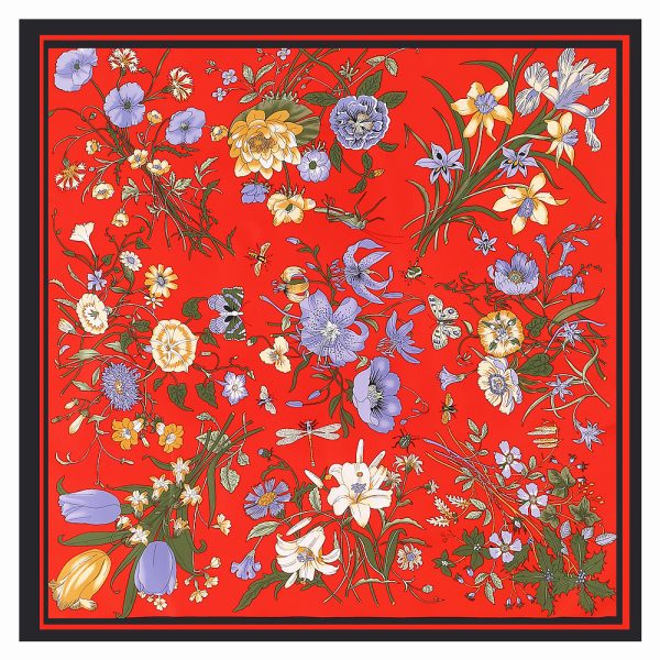 high quality silk scarves luxury brand 130cm square silk scarf for women other scarves & shawls - Image 5