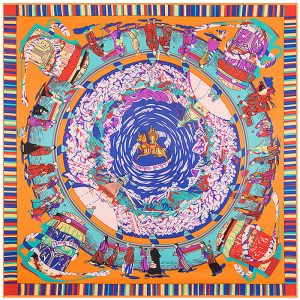 ethnic scarves & shawls a high-quality belly dance hip silk scarves wholesale embroidery scarf hijab 130*130 cm