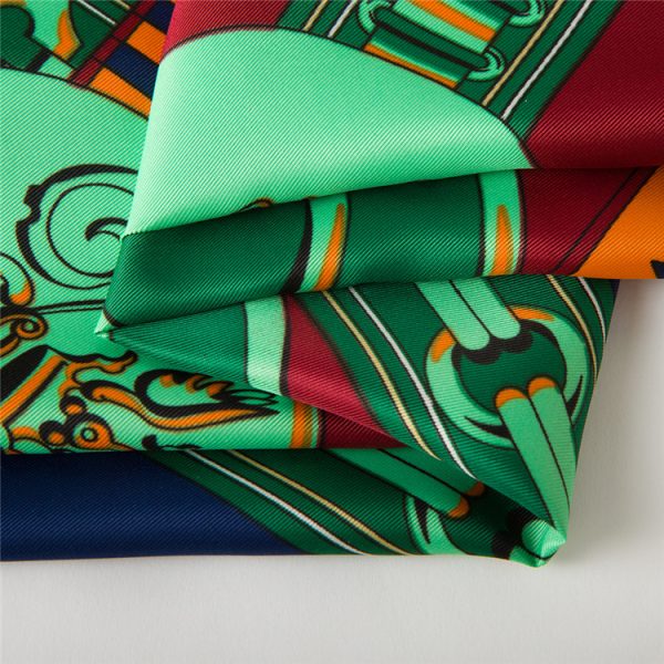 square fan designer belly dance hip scarves a high-quality ethnic scarves & shawls luxury silk scarfs - Image 6