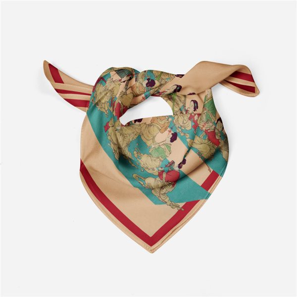 ethnic scarves & shawls for women wholesale hijab luxury scarf 53*53 CM custom high quality silk scarf - Image 3
