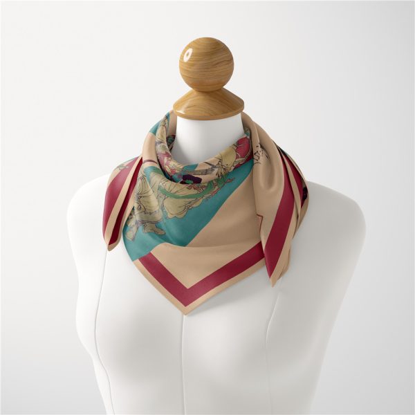ethnic scarves & shawls for women wholesale hijab luxury scarf 53*53 CM custom high quality silk scarf - Image 4