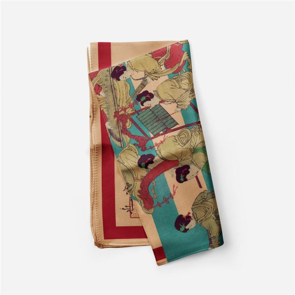 ethnic scarves & shawls for women wholesale hijab luxury scarf 53*53 CM custom high quality silk scarf - Image 5