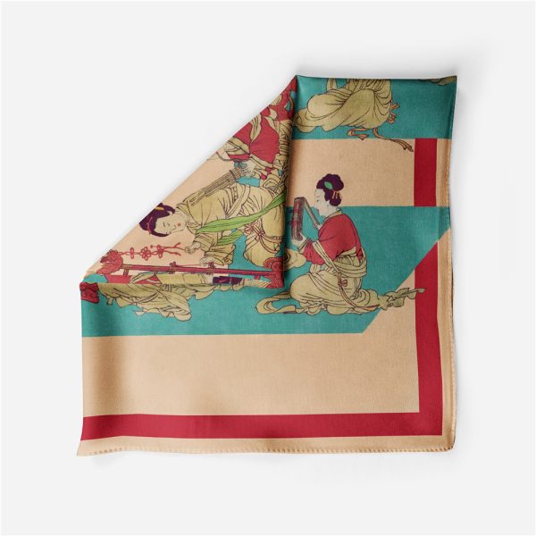 ethnic scarves & shawls for women wholesale hijab luxury scarf 53*53 CM custom high quality silk scarf - Image 6