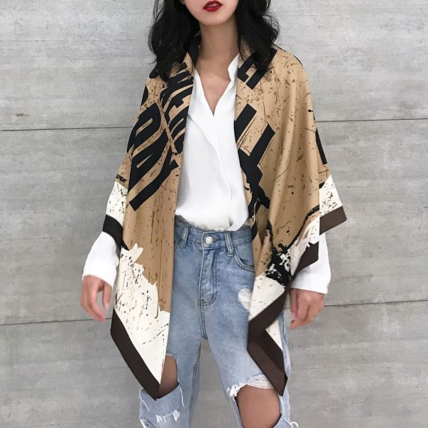 130*130 cm girls scarves & shawls for women hijab other designer belly dance hip custom printing scarf - Image 6