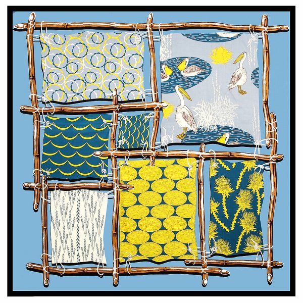 silk scarf 130*130 cm custom printing silk scarves wholesale high quality designer ethnic scarves & shawls - Image 3