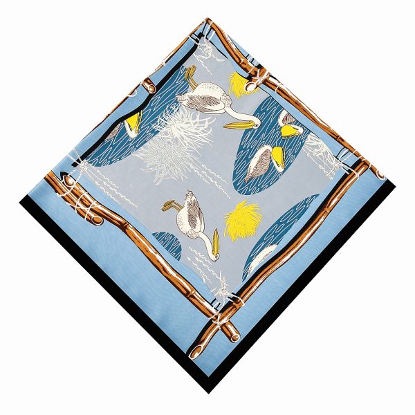 silk scarf 130*130 cm custom printing silk scarves wholesale high quality designer ethnic scarves & shawls - Image 6