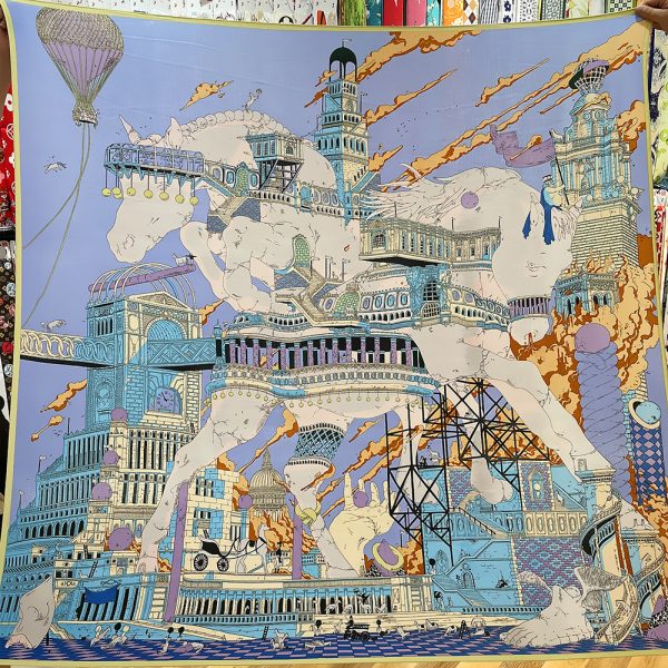 silk head men square scarf natural silk printed custom scarves fabric designer girls plush luxury scarf