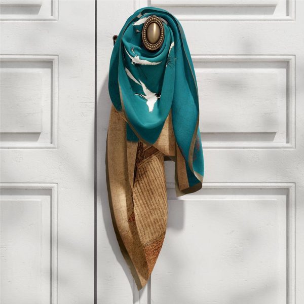 woman neck satin scarves wholesale high quality silk scarf luxury 180*70 cm square silk scarf shawls - Image 3