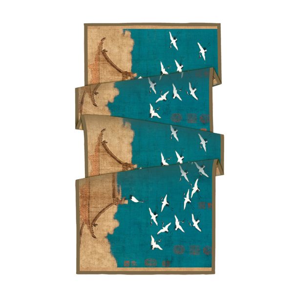 woman neck satin scarves wholesale high quality silk scarf luxury 180*70 cm square silk scarf shawls - Image 5