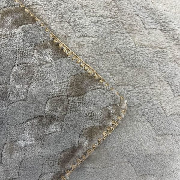 2023 hot sale fleece flannel blanket for winter custom diamond pattern bed weighted coral fleece flannel blankets sherpa blanket - Image 3
