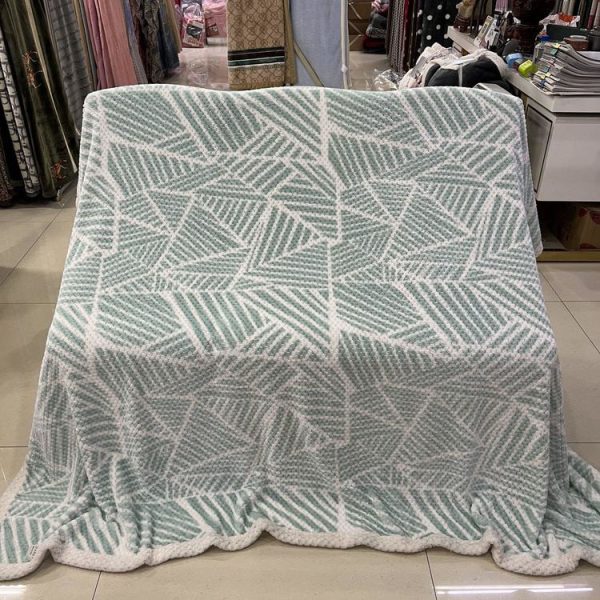 fleece flannel blanket for winter custom diamond pattern bed weighted coral fleece flannel blankets throws korean blanket - Image 5