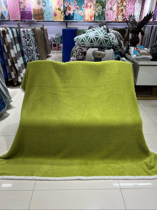 faux fur wool sherpa throw blanket custom towel bed double layers weighted coral fleece flannel blankets throws - Image 2