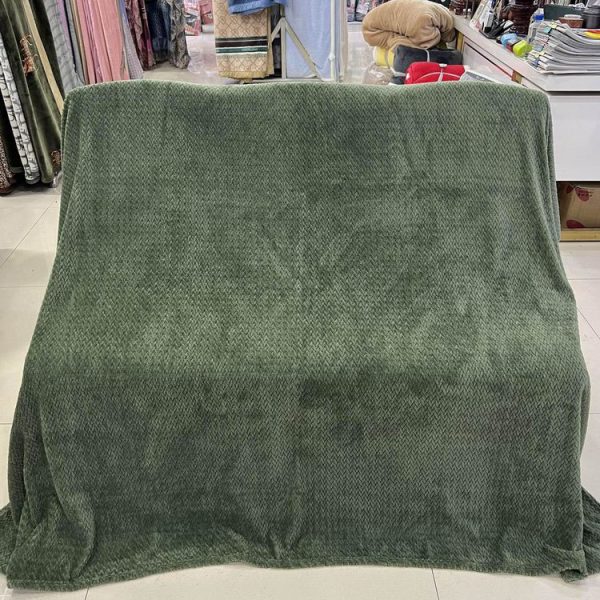hot Carving fleece flannel blanket for winter custom diamond pattern bed weighted coral fleece flannel blankets throws - Image 2