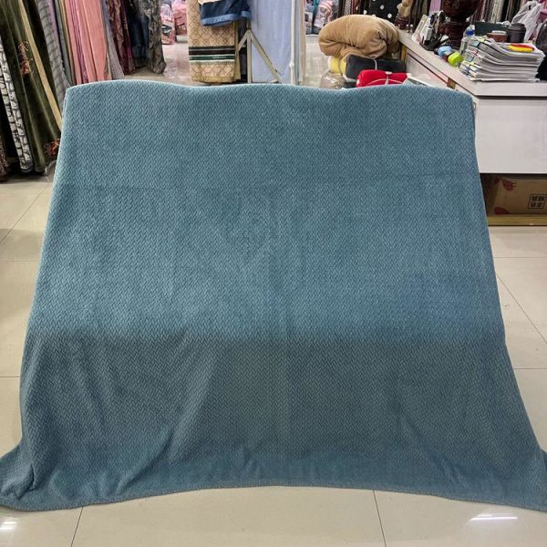 hot Carving fleece flannel blanket for winter custom diamond pattern bed weighted coral fleece flannel blankets throws - Image 5