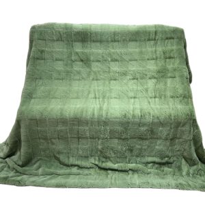 2023 new sherpa throw faux fur fleece flannel blanket for winter custom Double -layer bed weighted coral fleece flannel blanket
