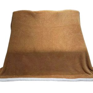 wholesale faux fur wool sherpa throw blanket custom designer flannel blanket warm weight soft blankets