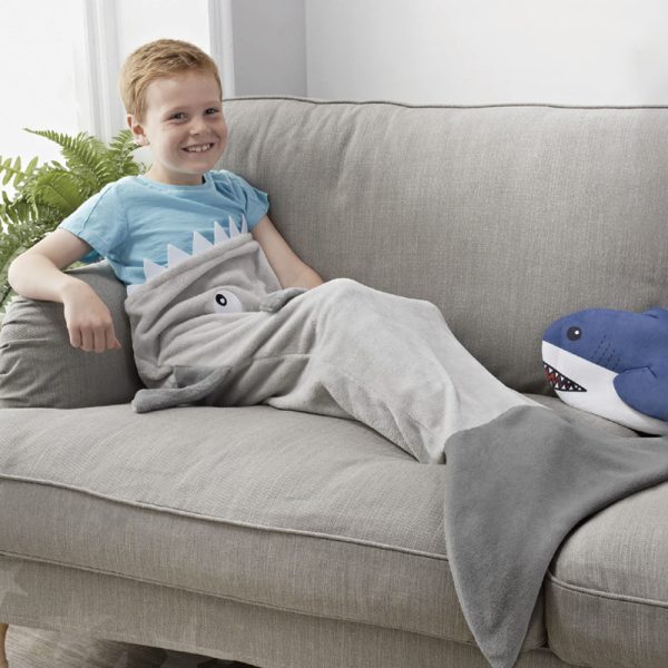 2024 hot sale custom sharkie shark blanket & throws other baby blanket fleece blanket wholesale - Image 2