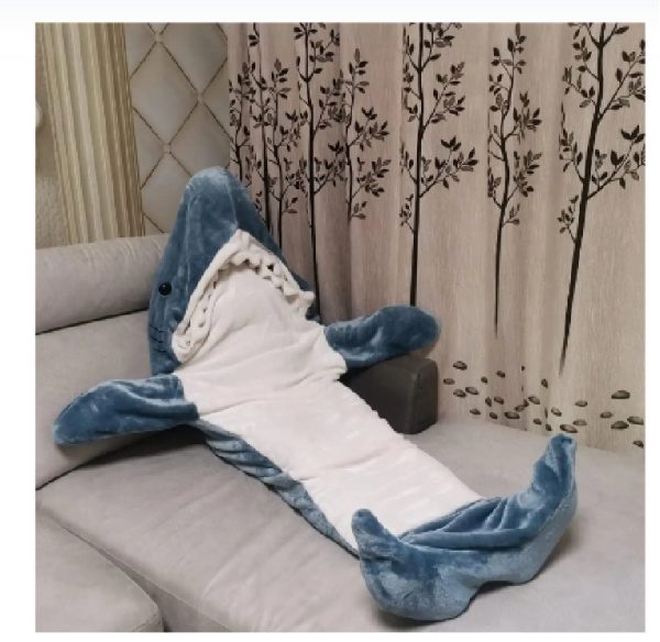 2024 hot sale custom sharkie shark blanket & throws other wearable blanket with sleeves fleece blanket wholesale - Image 3