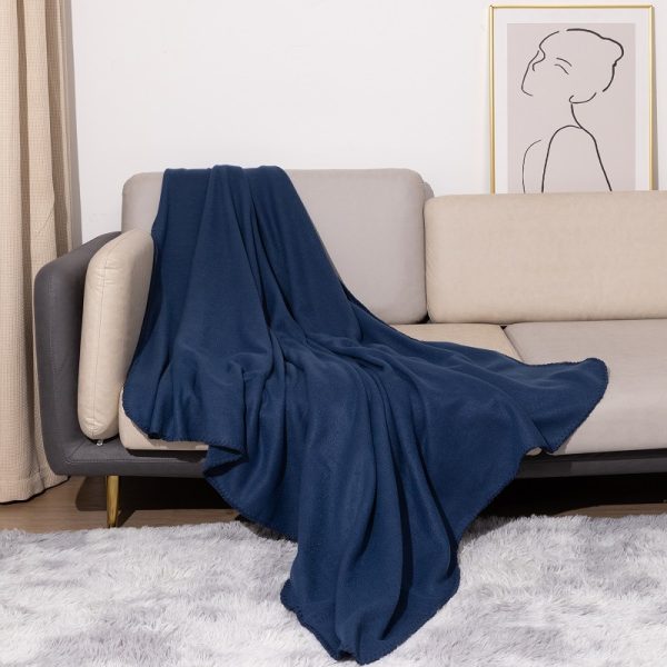 custom  solid color  fleece flannel blanket  advertising campaign Aviation blanket  Disaster relief  Relief blanket & t