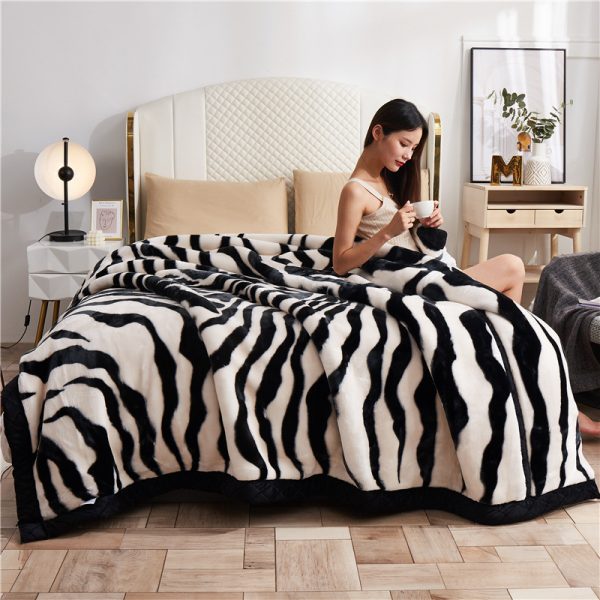 2024 wholesale weight bed blankets Chinese flower winter custom blankets designer warm soft cozy blanket - Image 6