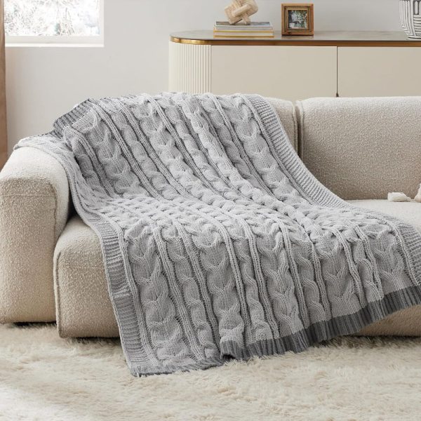 2024 wholesale towel knitted blanket travel knitted baby designer cozy blanket moving pet throw blanket - Image 6