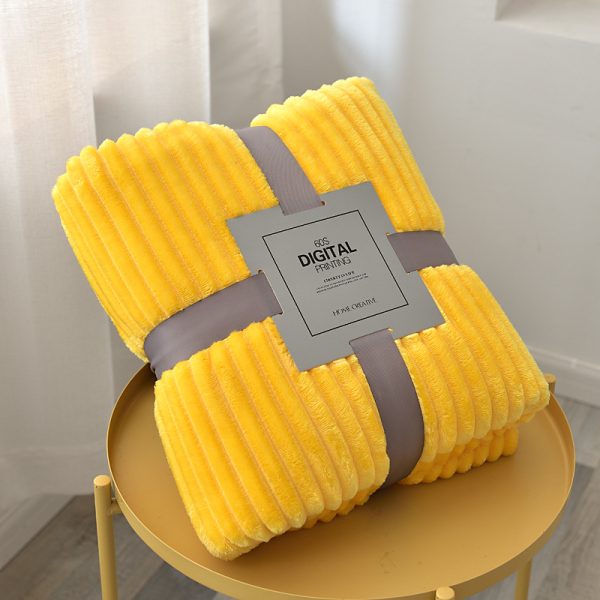 Solid color blanket winter warm weight blanket bed custom fleece sublimation wholesale new luxury blankets - Image 4