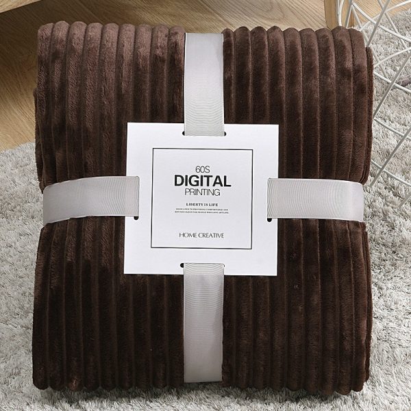 Solid color blanket winter warm weight blanket bed custom fleece sublimation wholesale new luxury blankets - Image 6