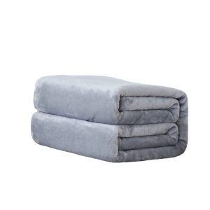 wholesale solid color blankets for winter fleece custom color picnic flannel blanket warm soft kids blanket