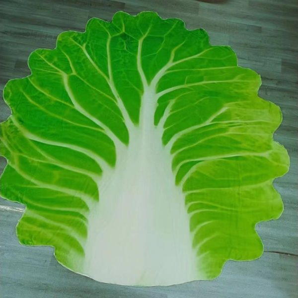 cartoon cabbage plush blanket wholesale flannel designer bed blankets pet big winter custom blankets - Image 5